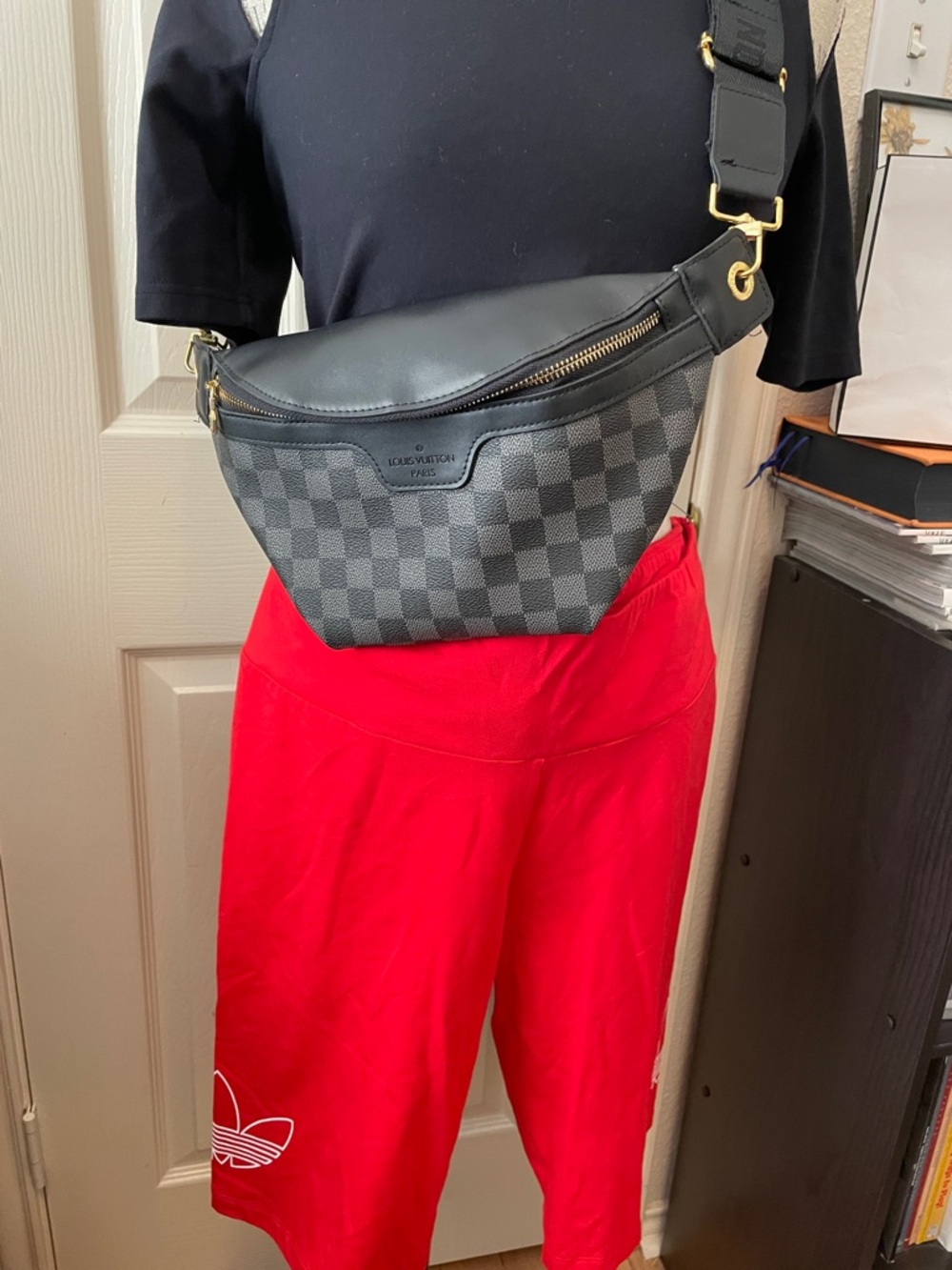 adidas Red shorts  with White Logo Tag. Closet clearout no returns.